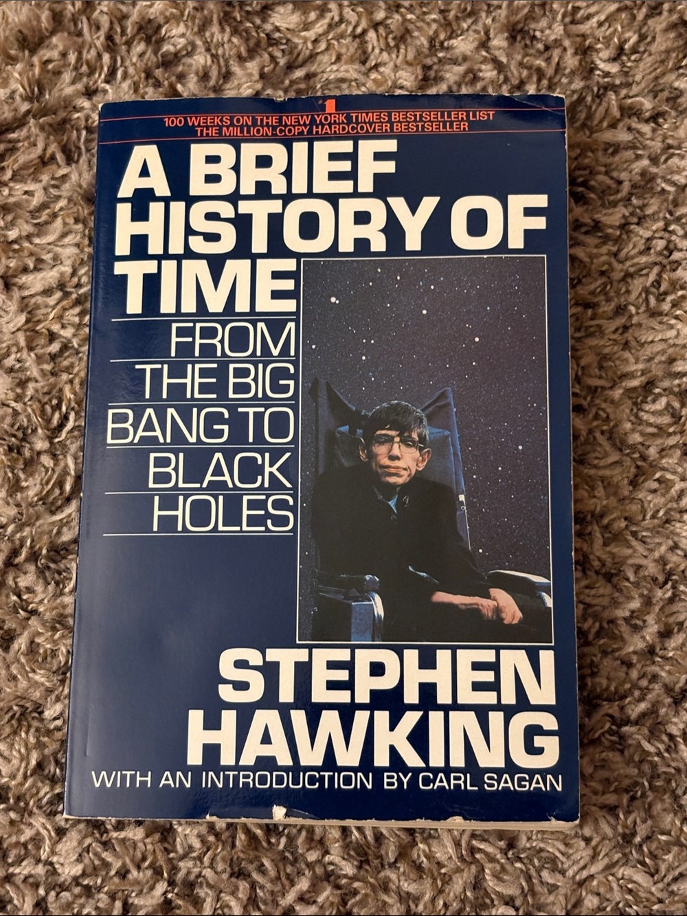 Science - A Brief History of Time by Stephen Hawking — 1988 Paperback